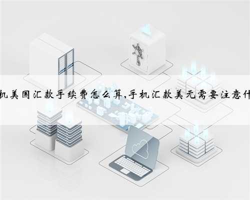 手机美国汇款手续费怎么算,手机汇款美元需要注意什么